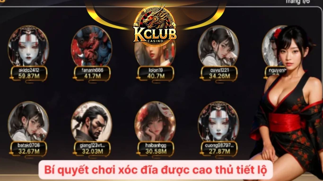 Bí kíp cược xóc đĩa Kclub thắng lớn 
