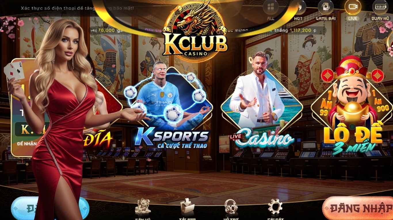 Giới thiệu Kclub cùng kho trò chơi đổi thưởng hấp dẫn