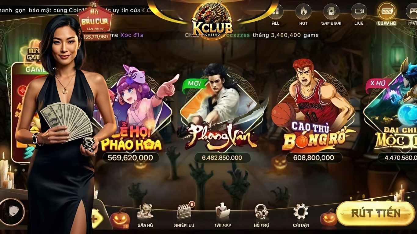 Tổng quan về sảnh game nổ hũ Kclub